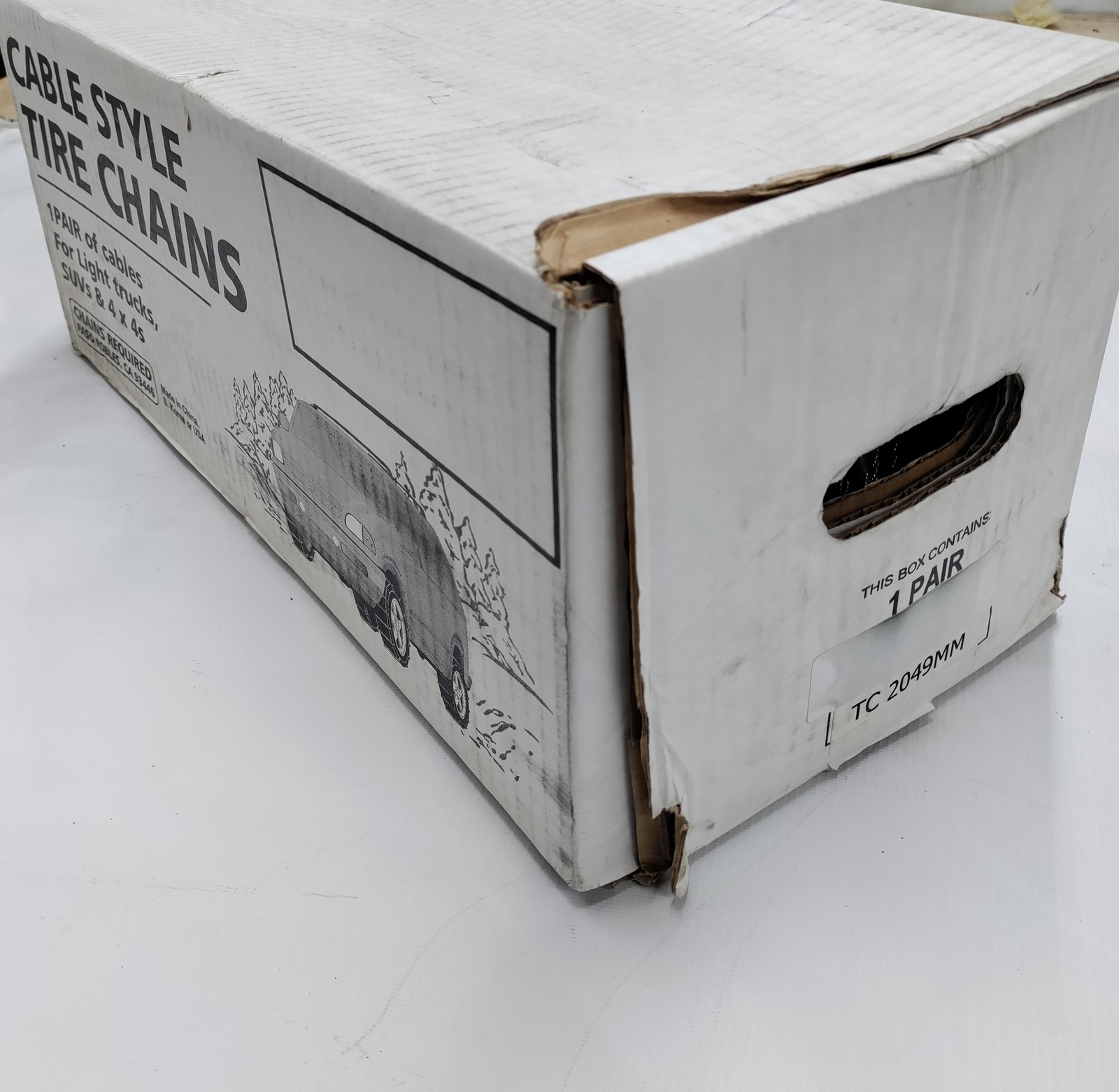 Cable Tire Chains - 113" x 17.5" Chains Required TC 2049MM