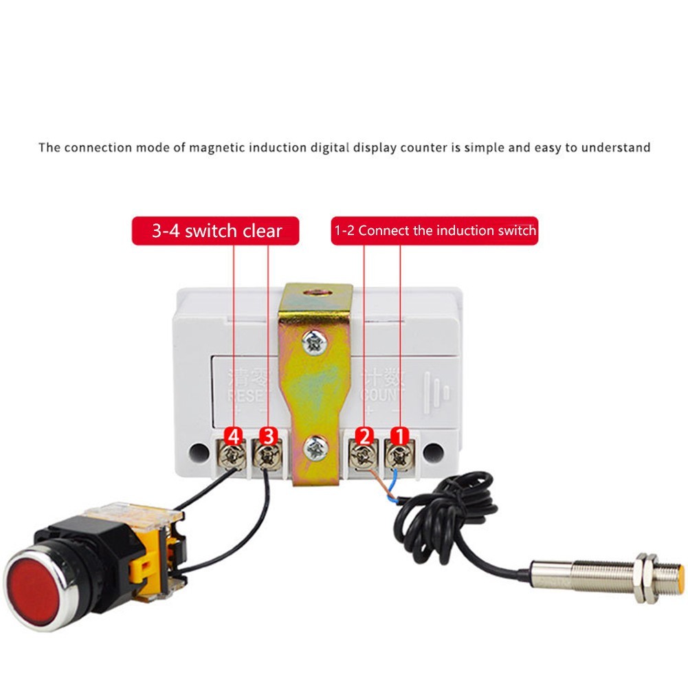 Digital Display Counter Metal Sensor Magnetic Proximity Switch Systems