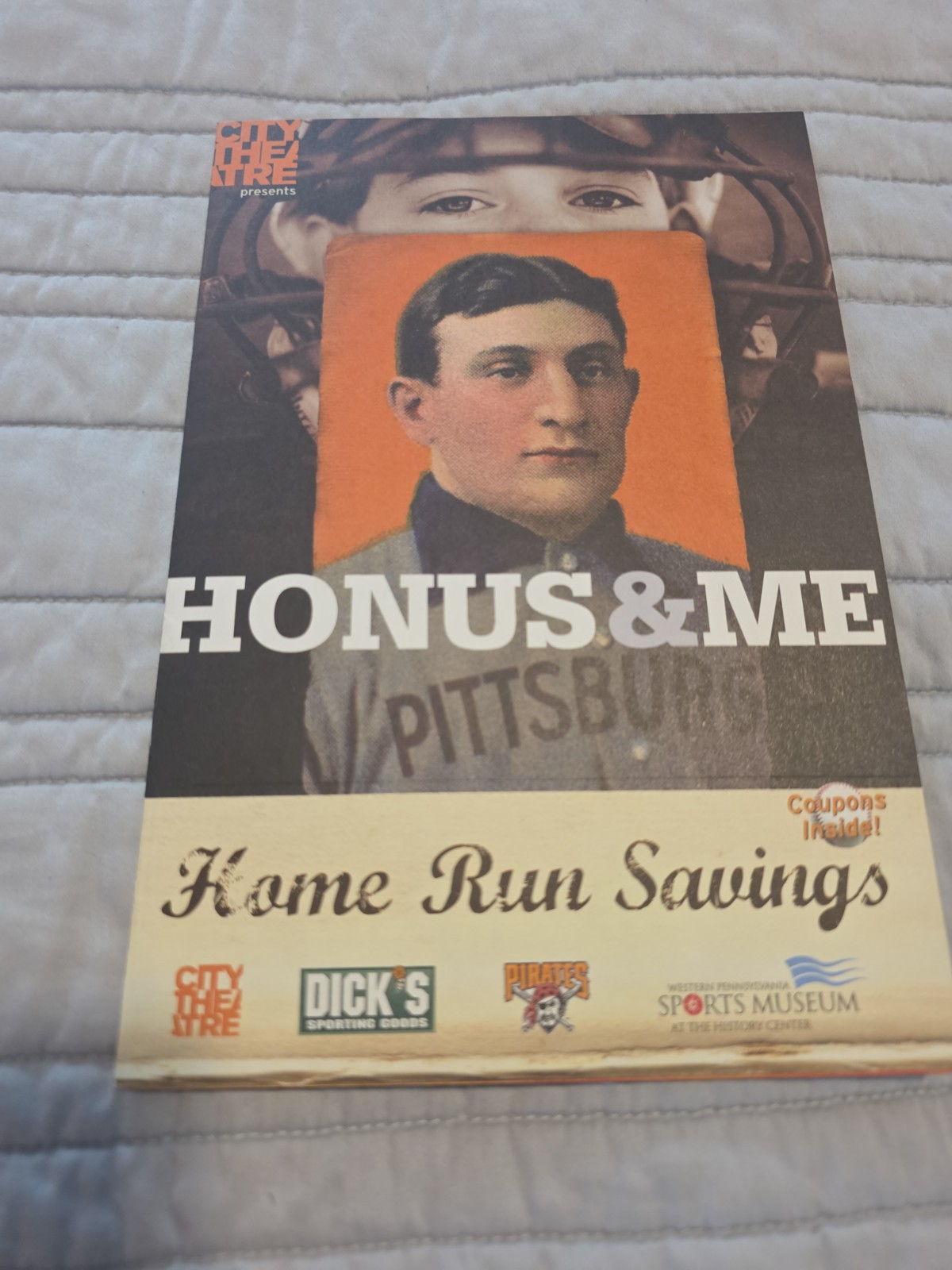 2006 Honus & Me Pittsburgh Pirates City Theatre Promo Brochure Program