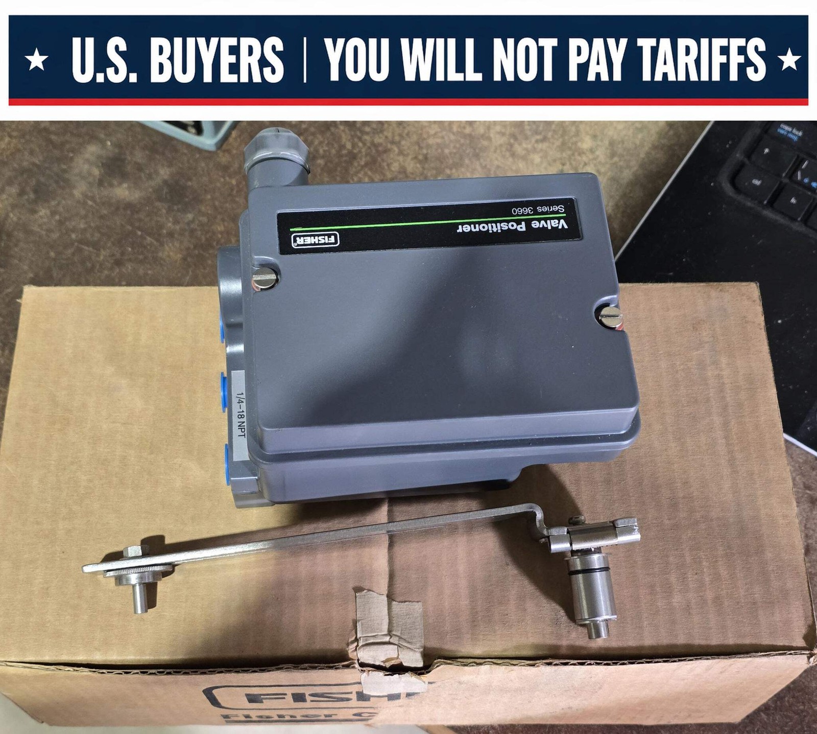 FISHER TYPE 3660 PNEUMATIC VALVE POSITIONER