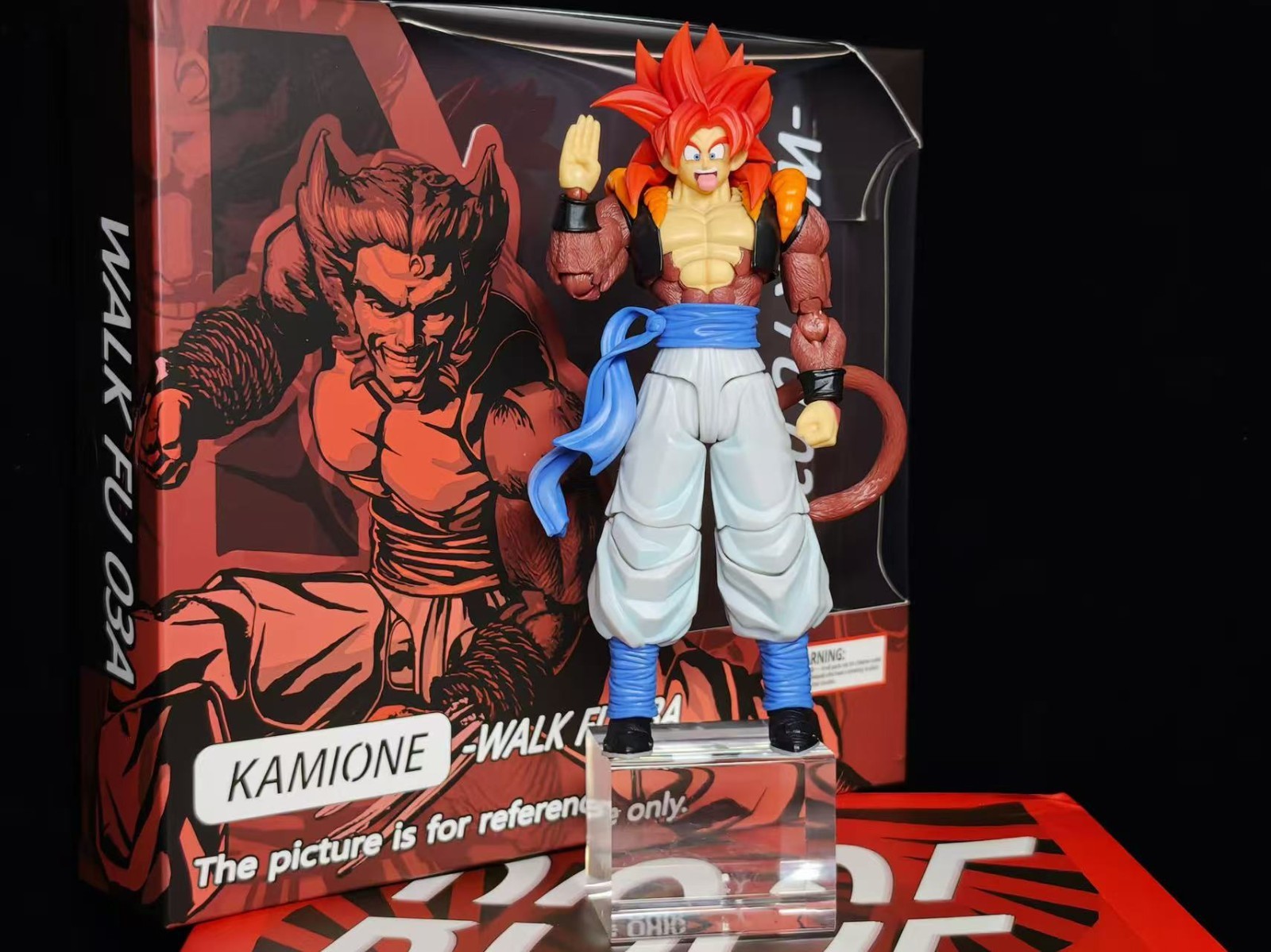 TONSENARTTOYS Kamione 03A Gogeta 1/12 shf super saiyan SSJ4 goku Action Figure