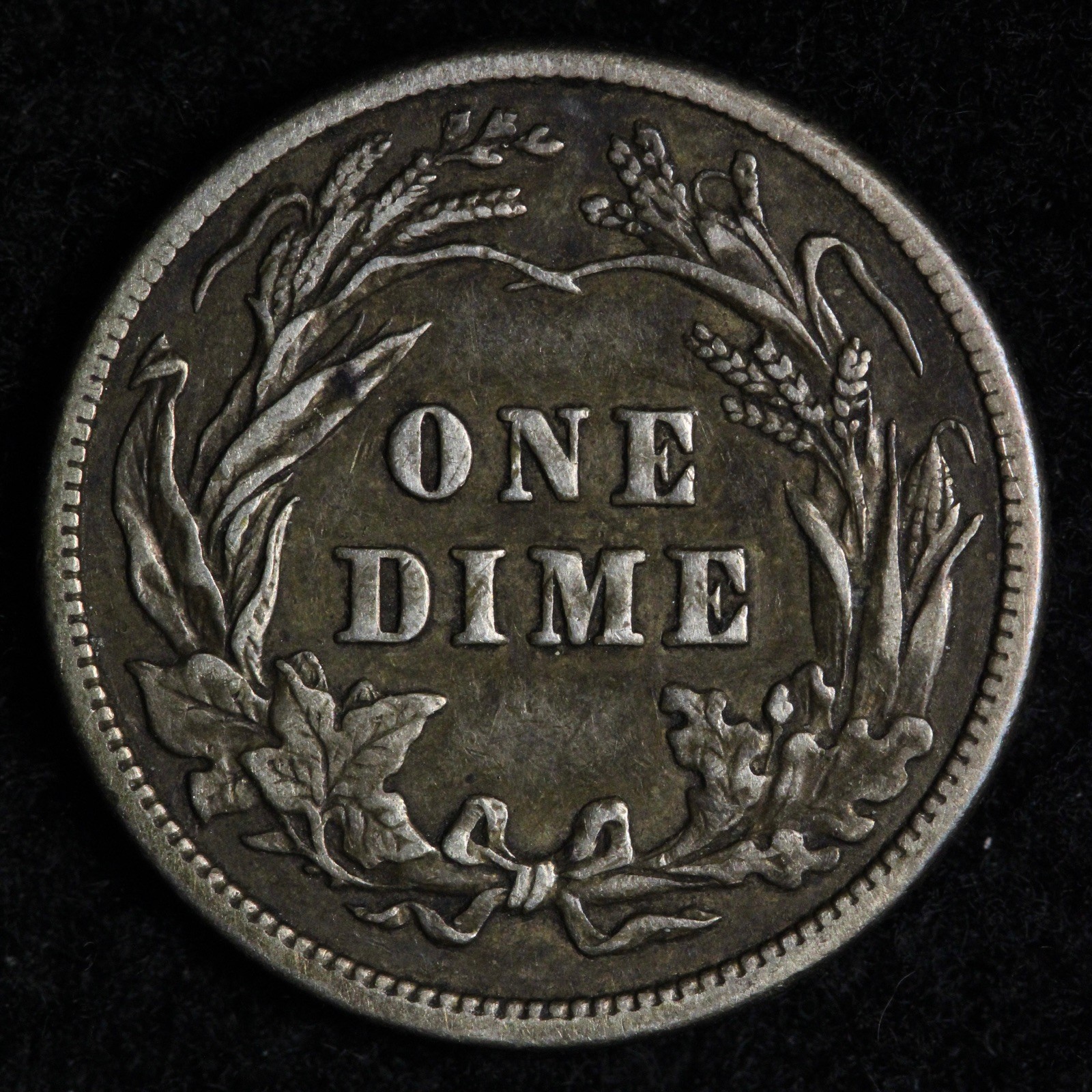 1905 Barber Silver Dime XF E298 GWCM