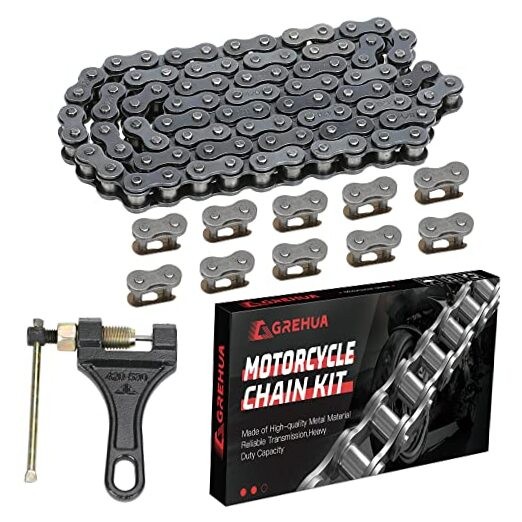 420 Mini Bike Rear Drive Chain 90 Link & Breaker Compatible with 420-90L