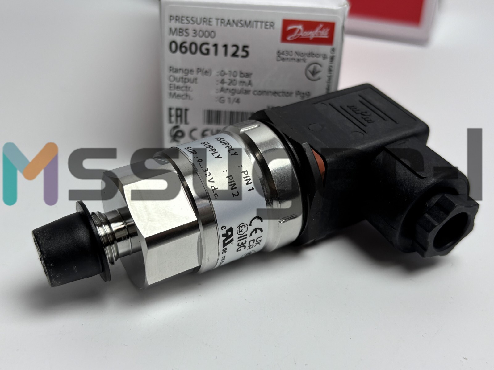 1pcs Danfoss PRESSURE TRANSMITTER MBS3000 060G1125
