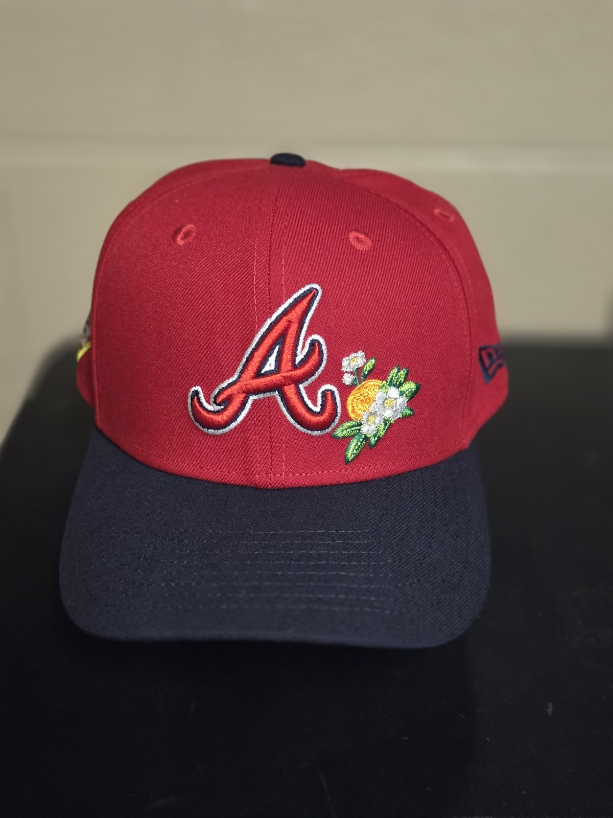 New Era Atlanta Braves 2000 World Series 2-Tone Fitted Cap Red/Navy
