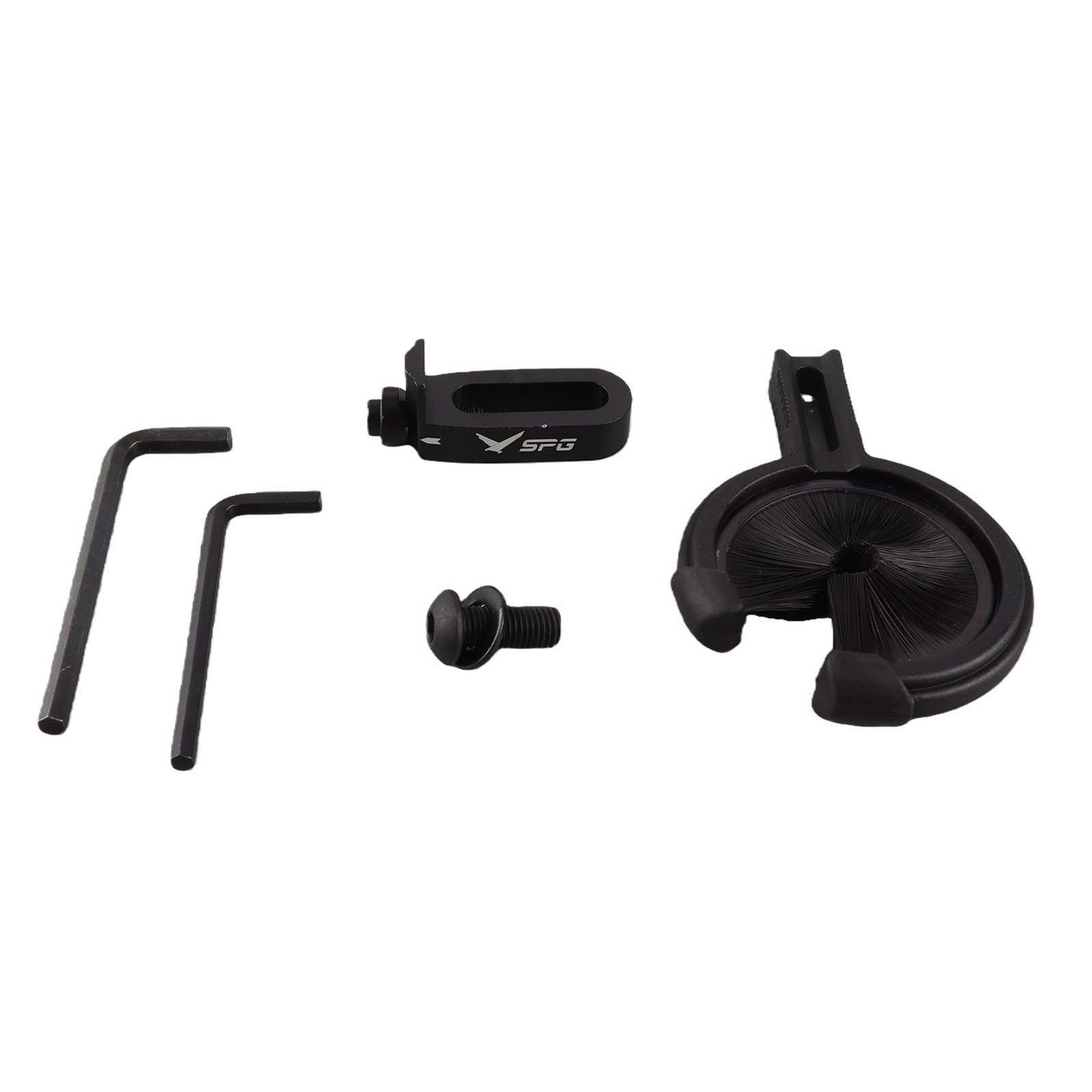 Compound Recurve Bow Brush Rest Set Round Stand Hunting Accessories