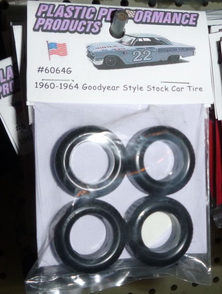 NASCAR 1/25 NASCAR 6064G TREAD TIRES SET STOCK CAR MODEL PPP GOODYEAR