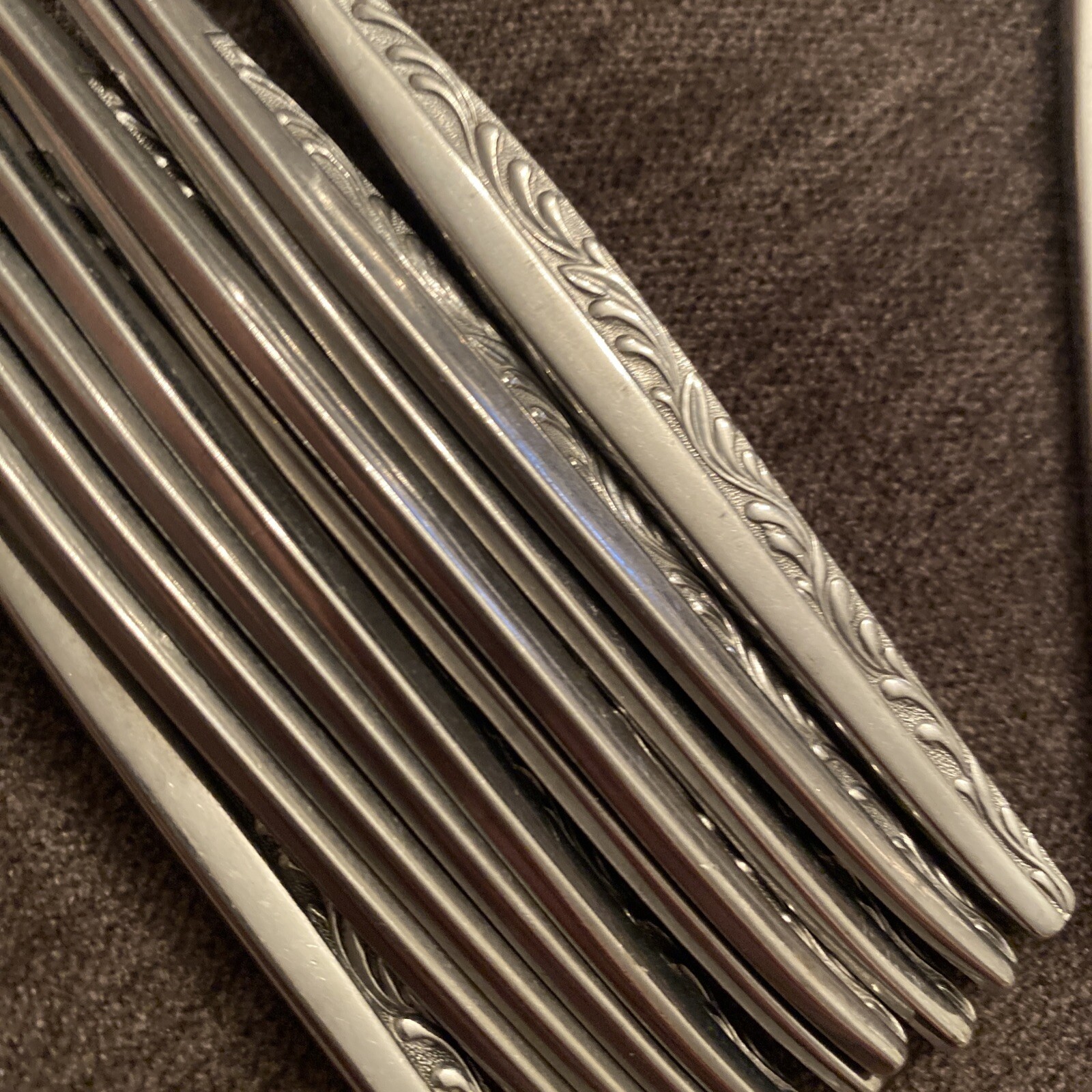 5! Eldan Stainless Steel ELD10 Teaspoon 6.25" Long 3 Sets Of 5 Ava