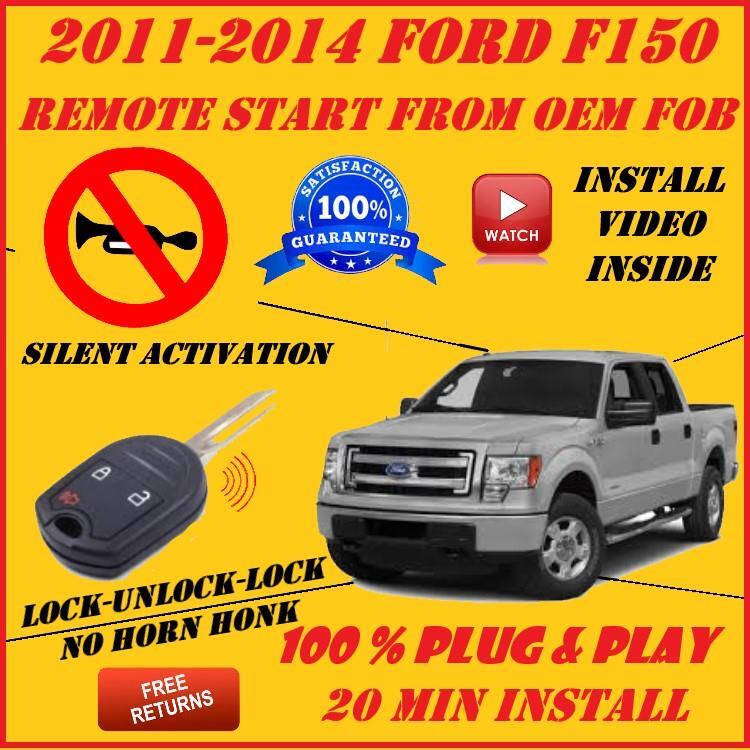 100% Plug and Play Remote Start 2011-2014 Ford F150