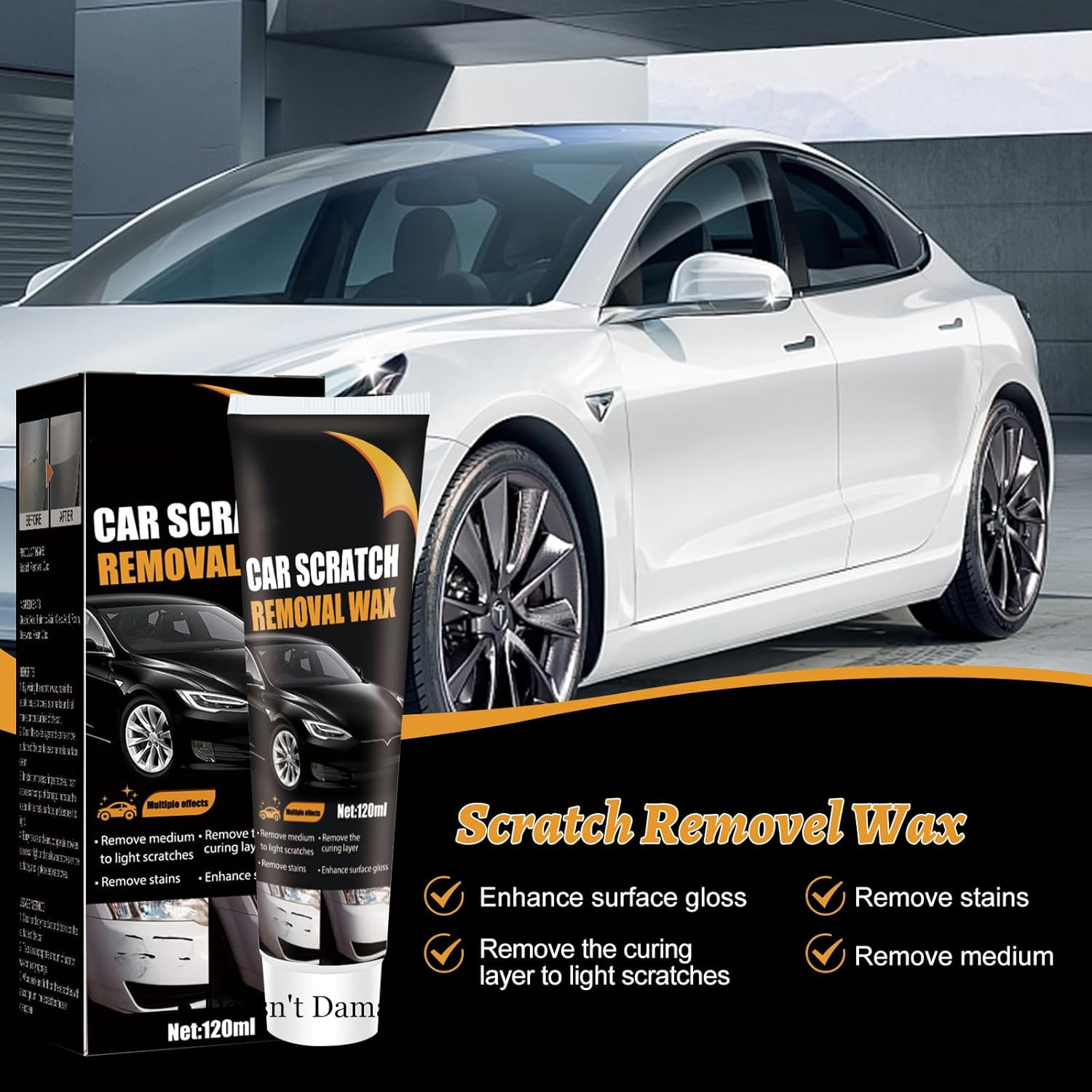 Scratch Remover for Vehicles, Upgrade Car Scratch Remover for Deep Scratches, Ca