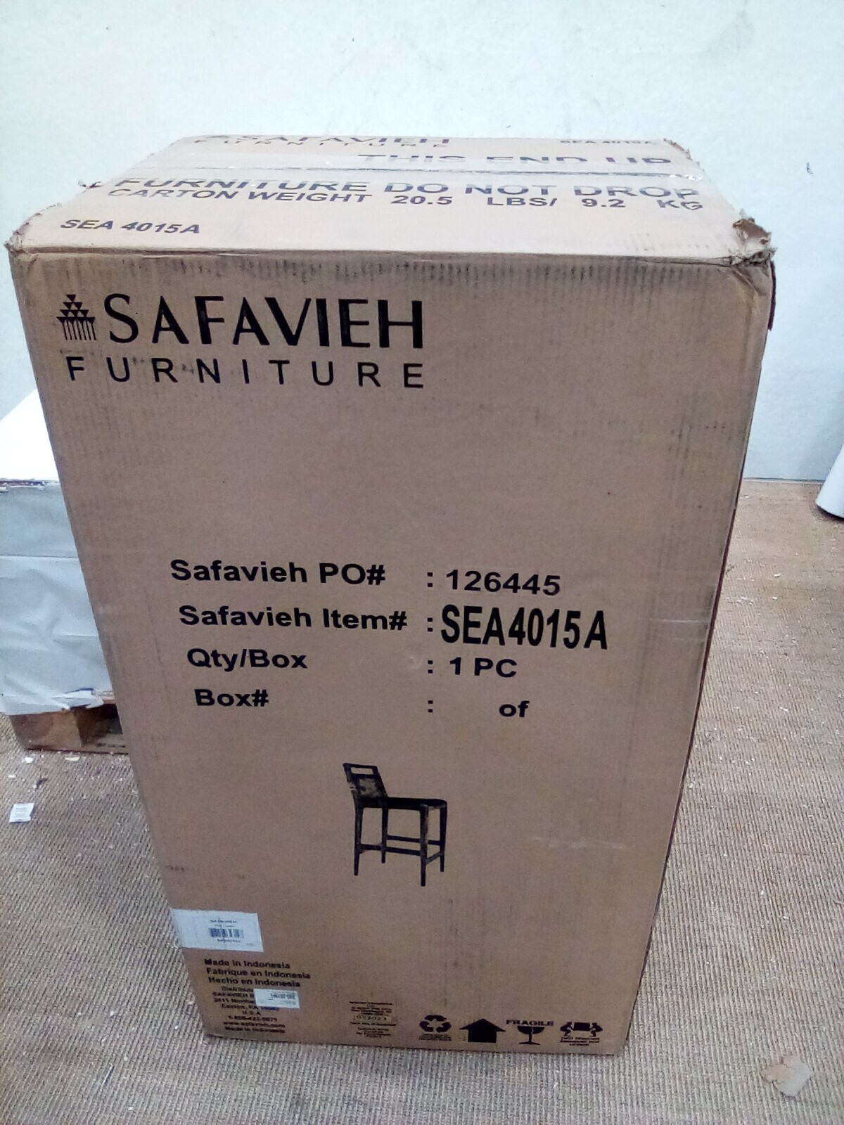 Safavieh DARIN BARSTOOL, Reduced Price 2172728796 SEA4015A
