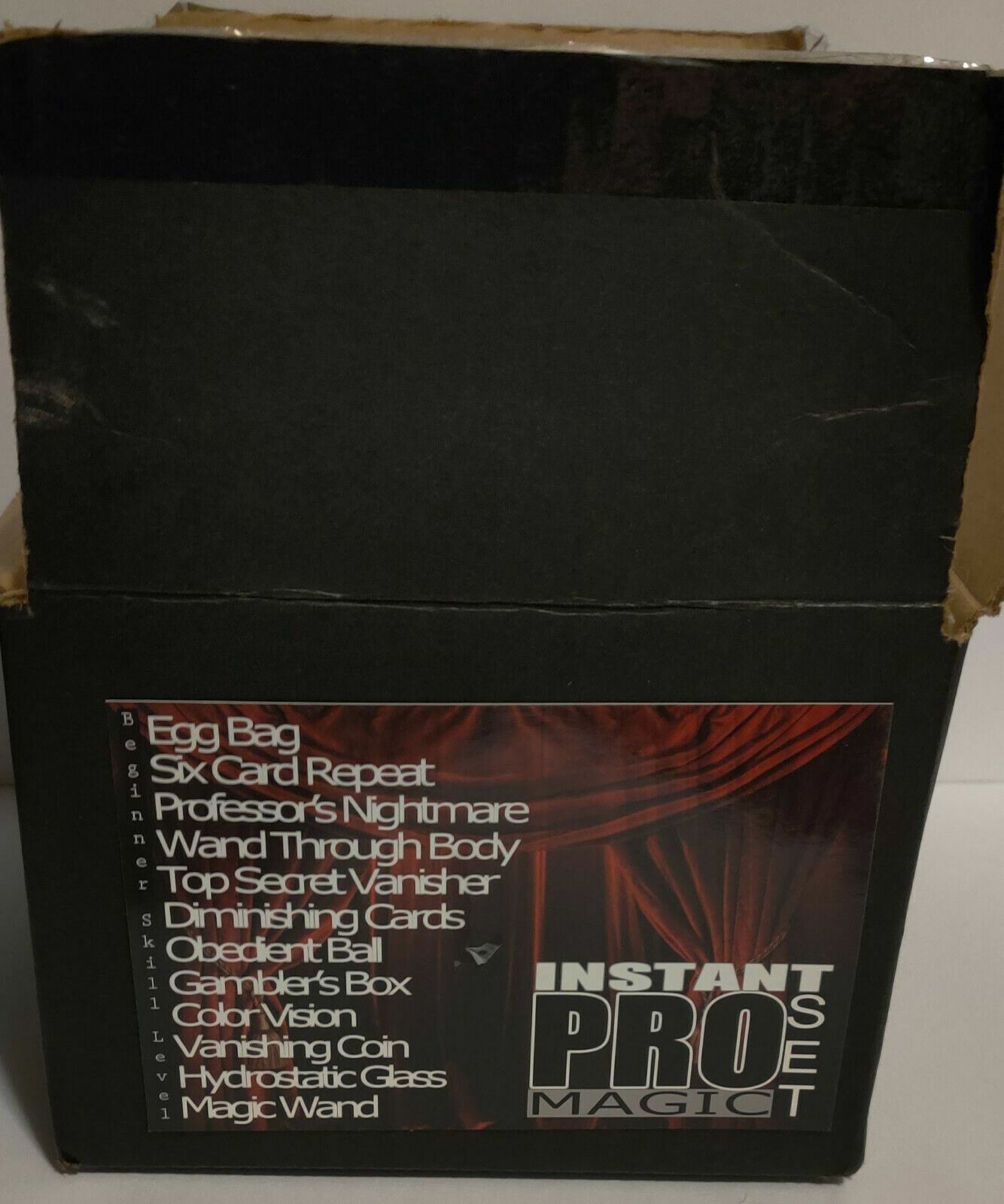 Instant Pro Magic Set Kit Tricks Illusions Open Box Complete Magician Prop vtg