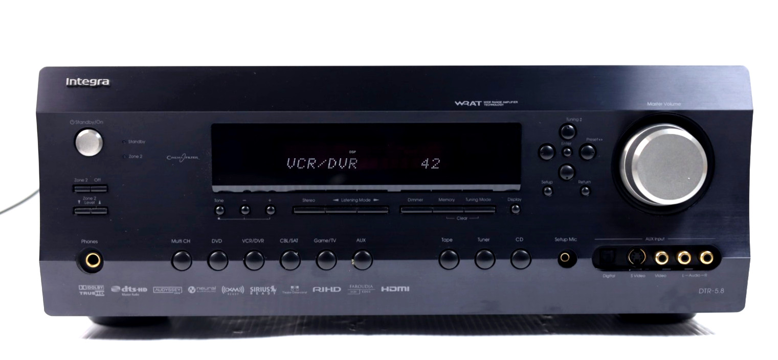 Integra DTR-5.8 AV Receiver Tested/ Working u160
