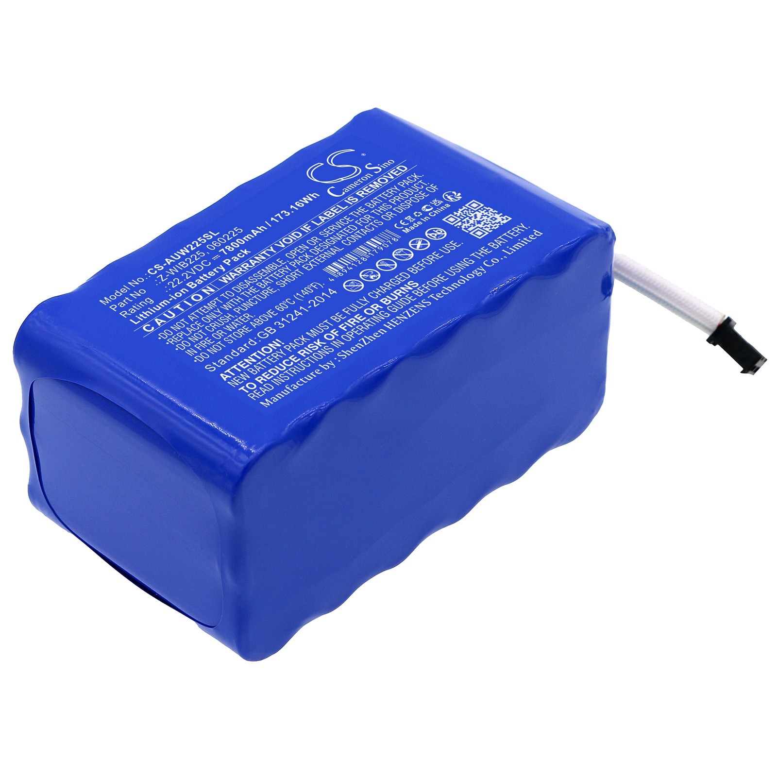 BATTERIE Li-ion 22.2V 7800mAh Z-WIB225,060225 For American DJ WiFLY Par QA5