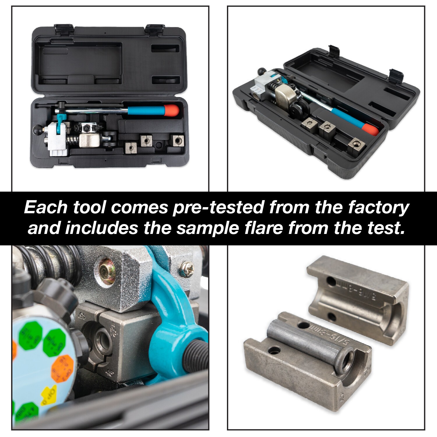 Brake Line Flaring Tool TGR Professional 45° Single Bubble Double Flare Set