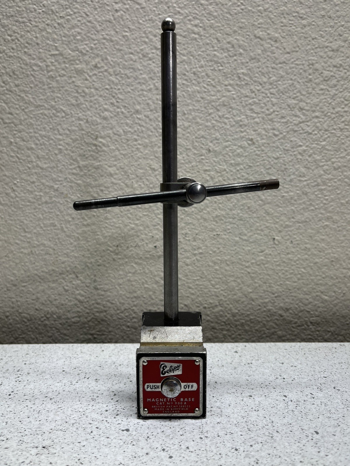 Vintage 1960s Eclipse CAT No. 900 A Push Off Magnetic Base, No Box
