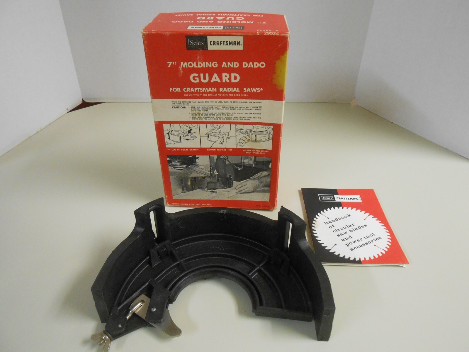 Sears 7 Inch Molding and Dado Guard 9-29524 for Craftsman Radial Saws in Box