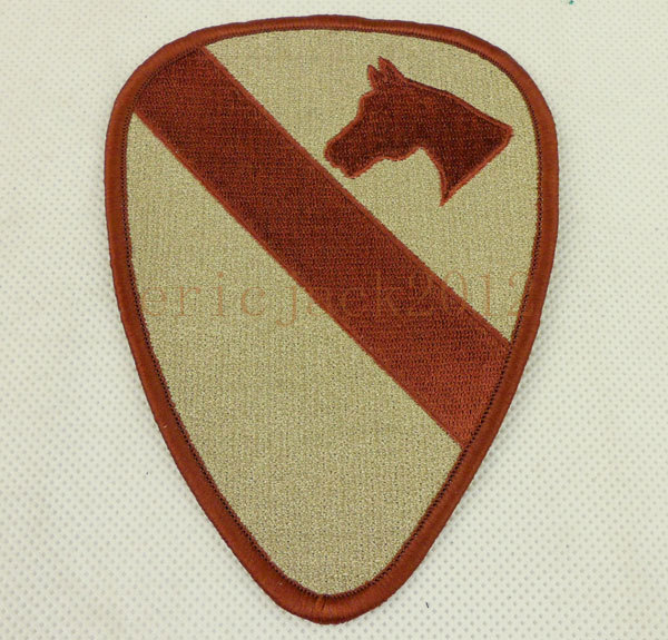 Vietnam War US Army 1st Cavalry Embroidered Patch Sandy
