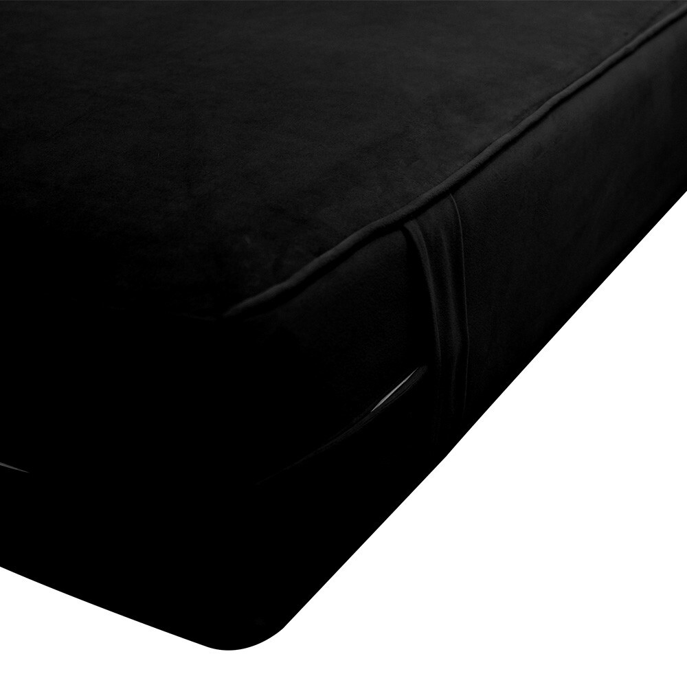|SLIPCOVER ONLY| S.V4 Velvet Indoor Daybed Mattress Pillow Pipe Trim Full AD374