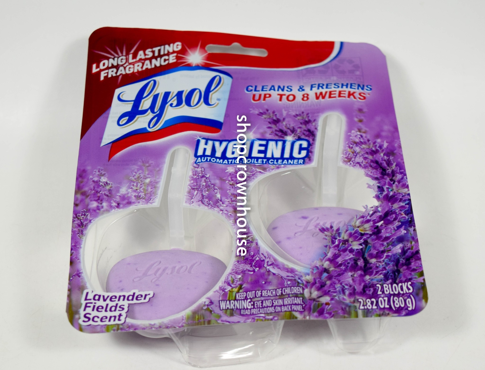 3 Lysol LAVENDER FIELDS SCENT Hygienic Automatic Toilet Bowl Cleaner 6 total