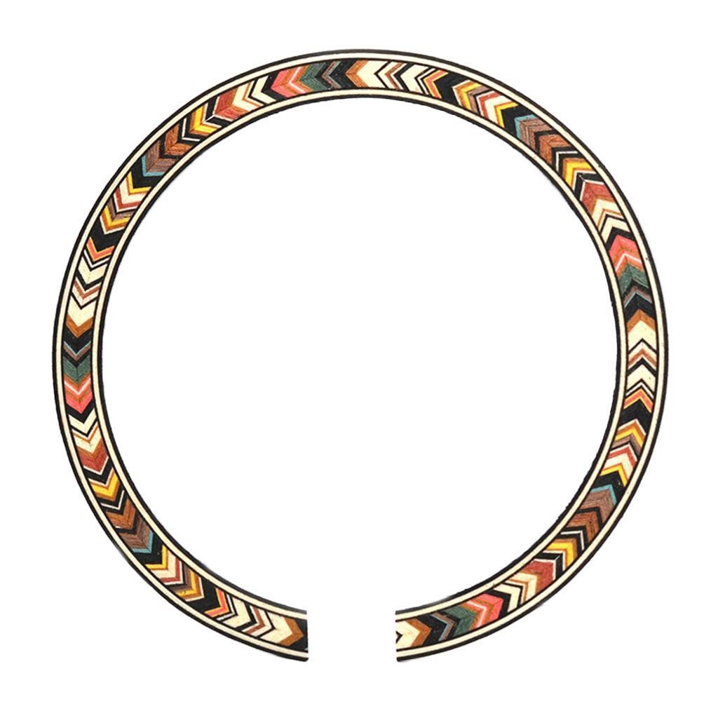 B-77 Acoustic Guitar Circle Rosette Soundhole Sticker For