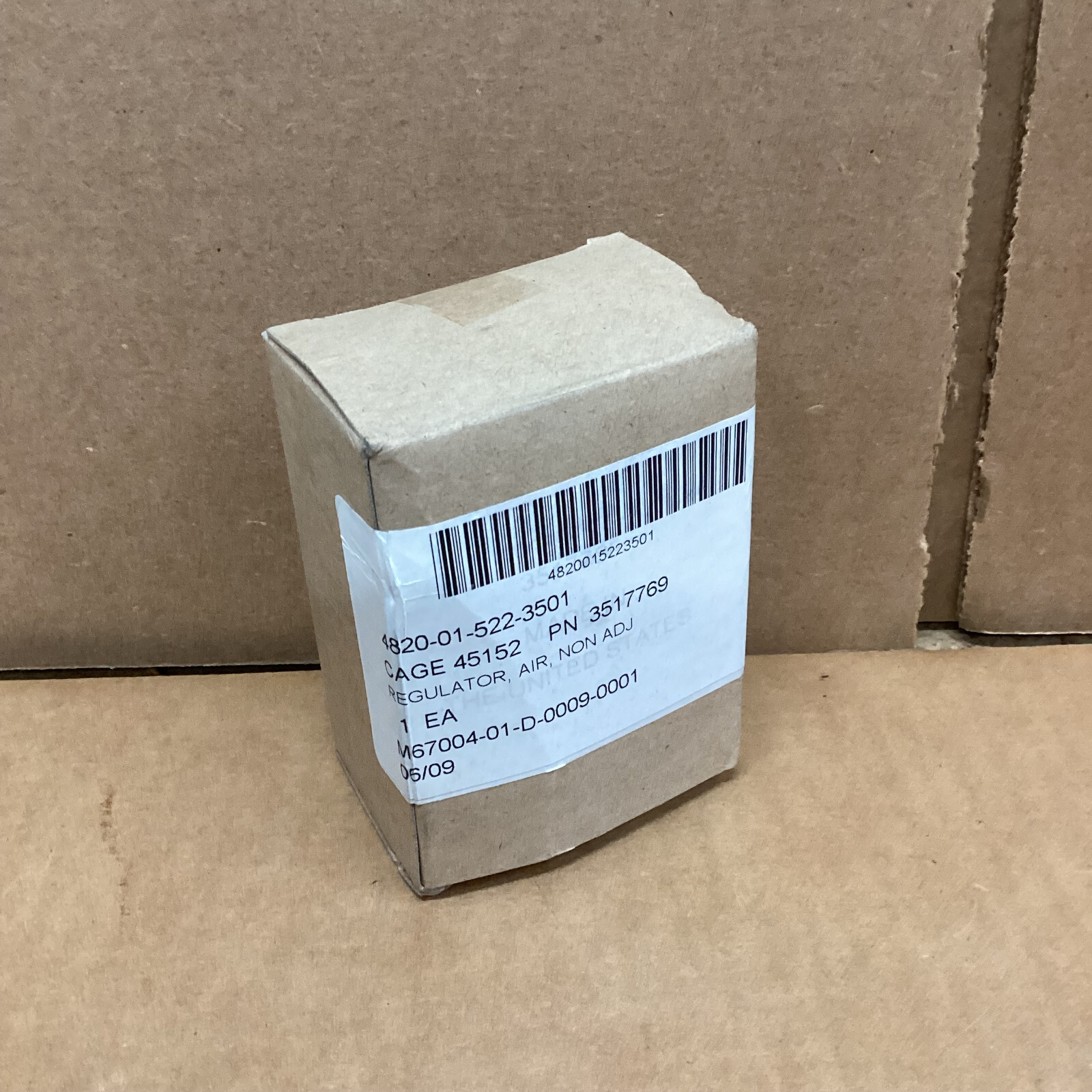 Valve regulating, fluid pressure 4820-01-522-3501