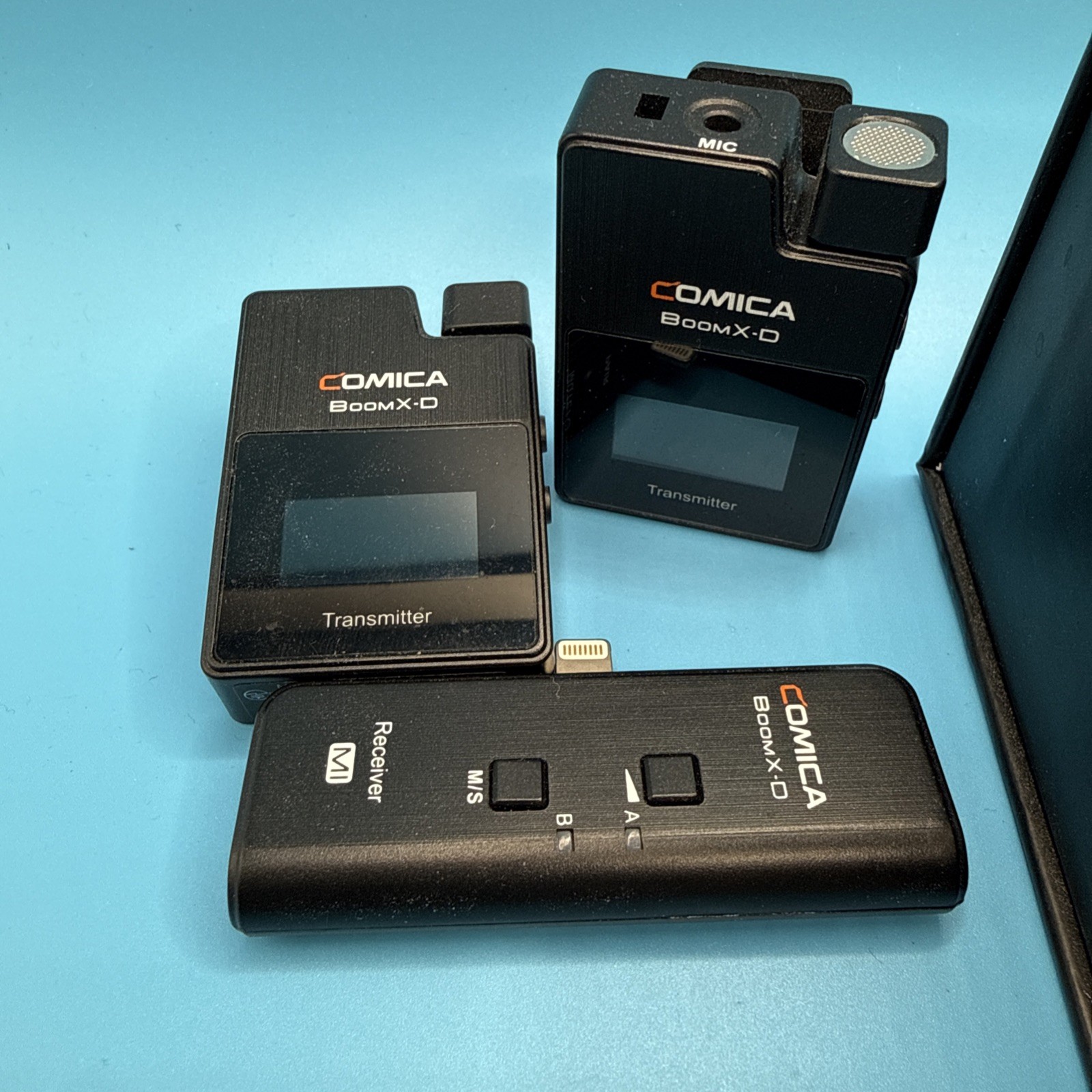 COMICA BoomX-D MI2 Wireless Microphone Transmitter Receiver for Iphone Ipad Ipod