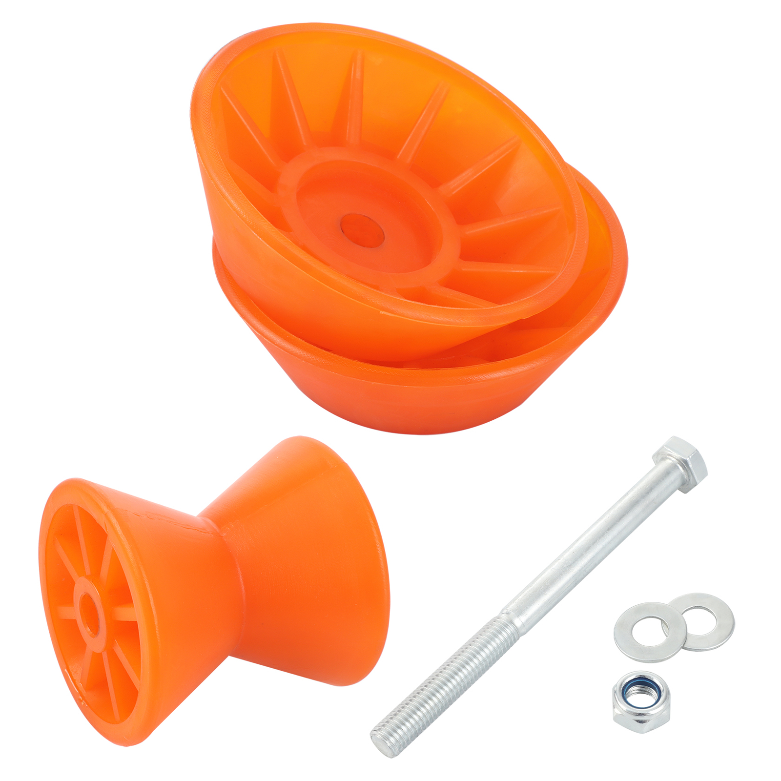Boat Trailers 3.5" For Shoreland'r Polyurethane Bow Roller With Bells Bolt