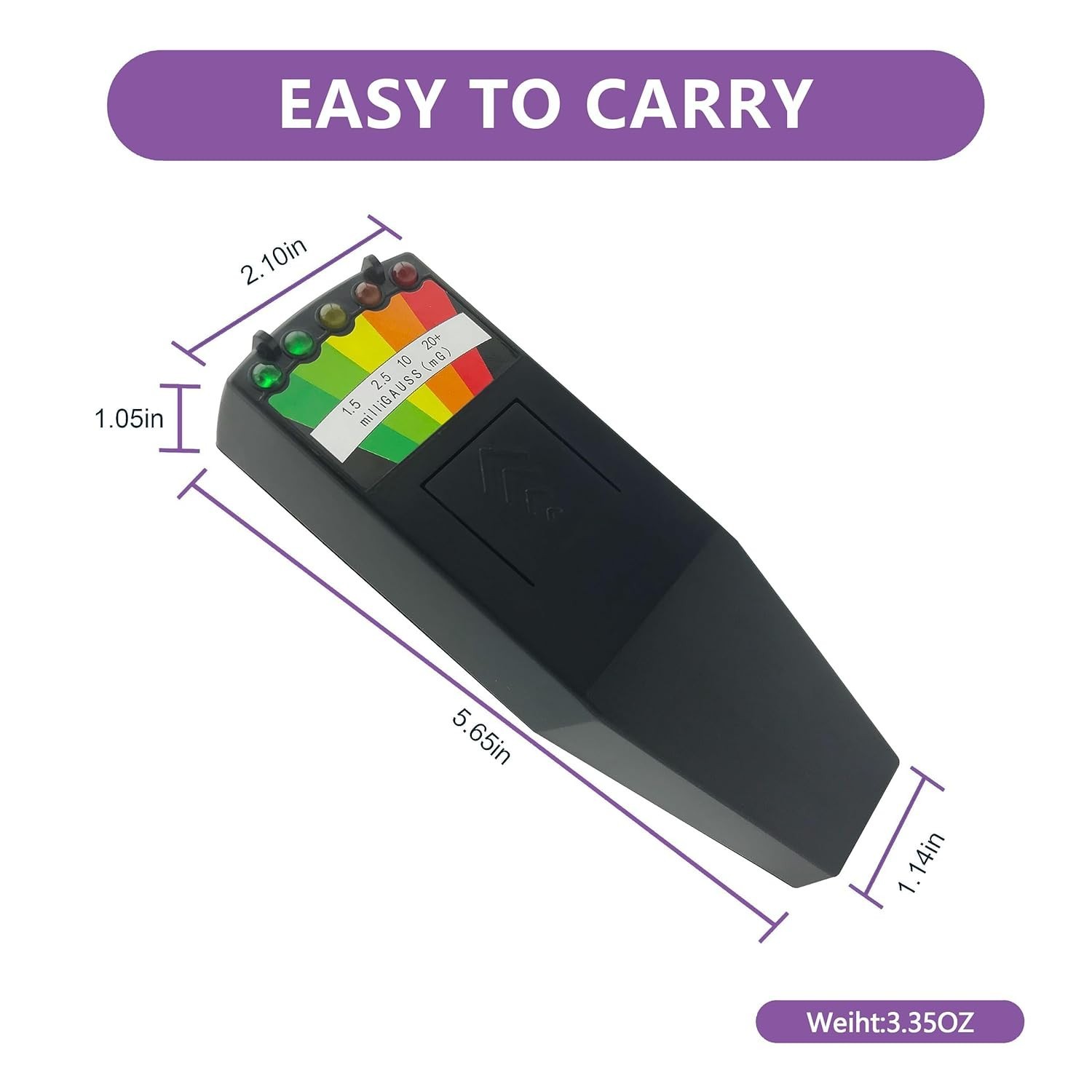 ProGhost EMF Detector: Compact & Easy Paranormal Detection