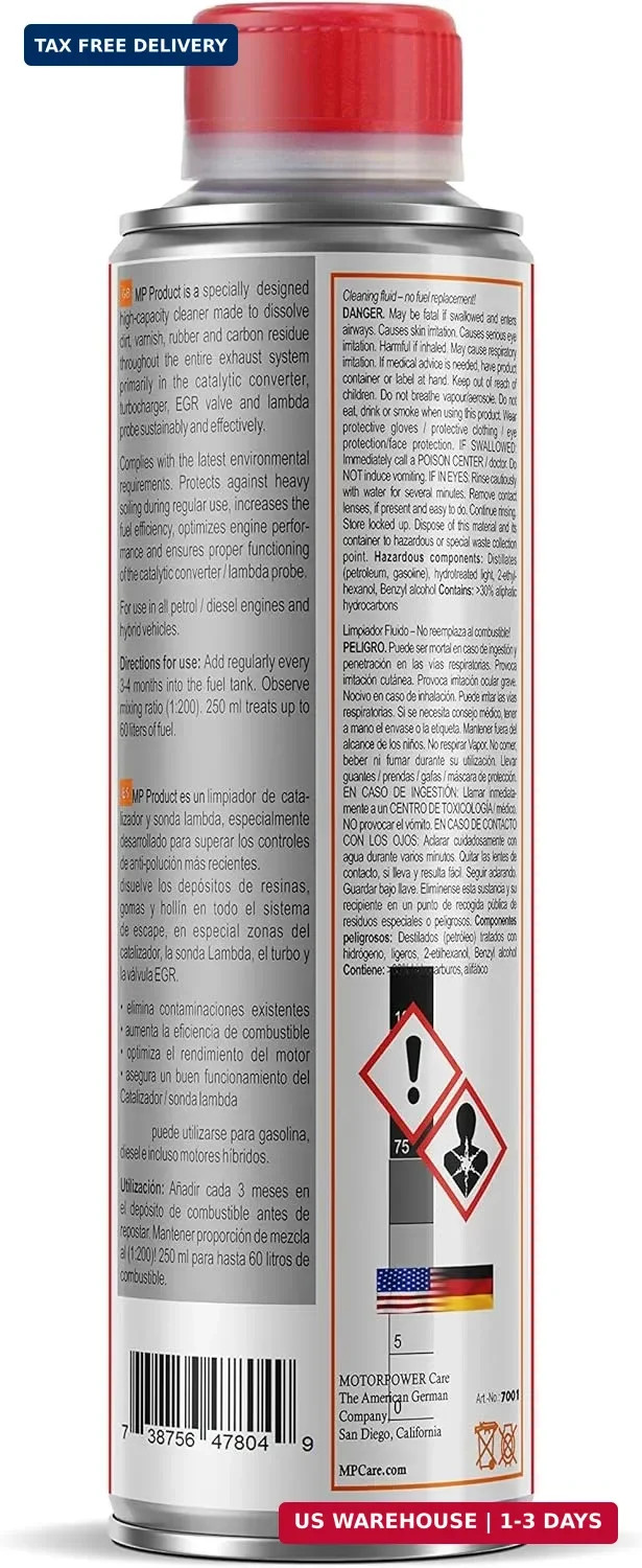 Catalytic Converter Cleaner Pass Emissions Test Cleans Catalyst Oxygen Sensor