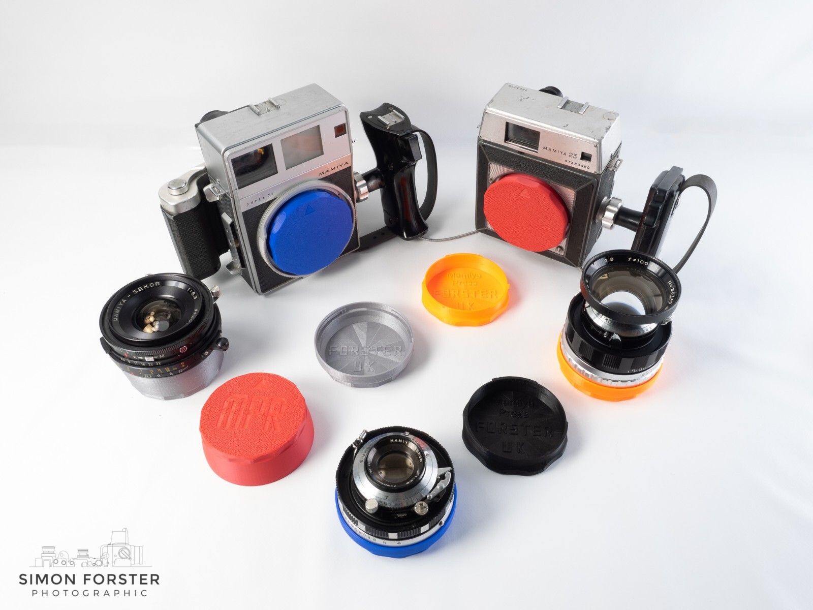 Mamiya Press & Universal Body & Lens Caps By FORSTER UK