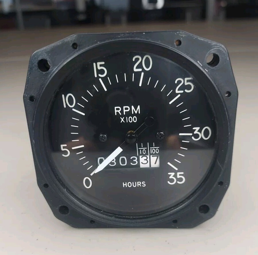IFR Instruments & Flight Research Tachometer P/N: 55-35