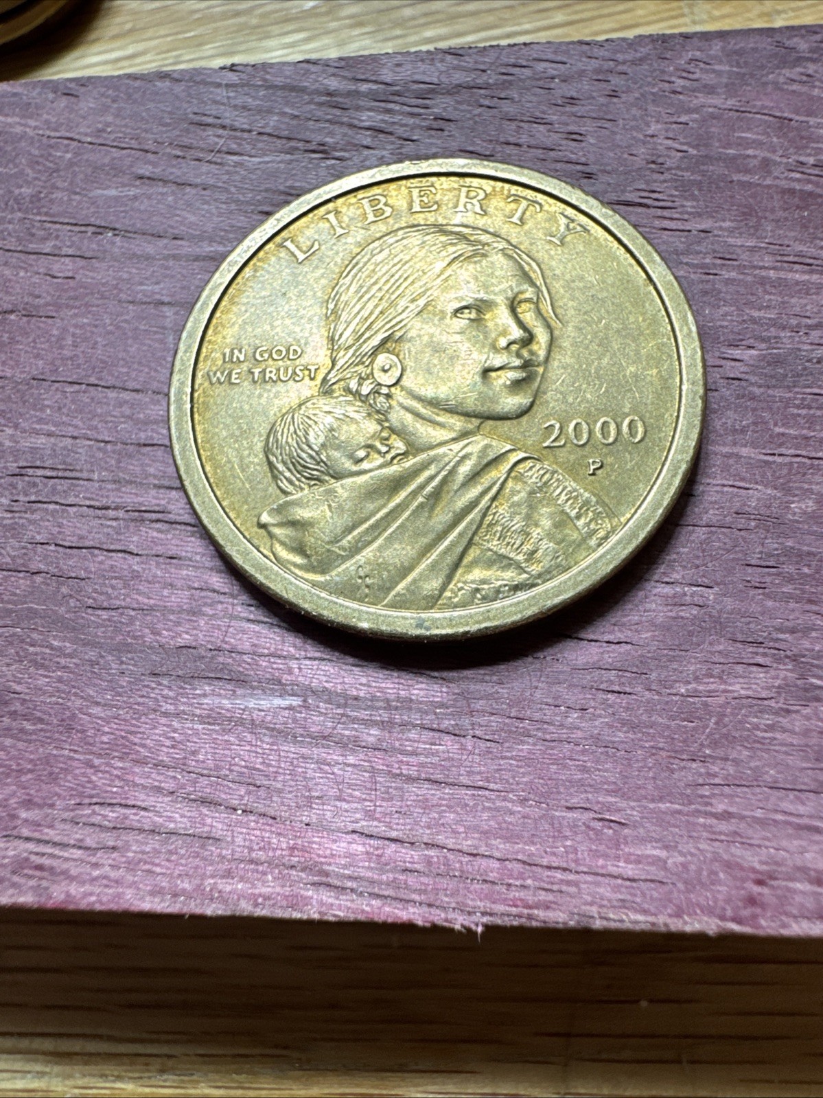 Sacagawea 2000 P Native American 1 Dollar