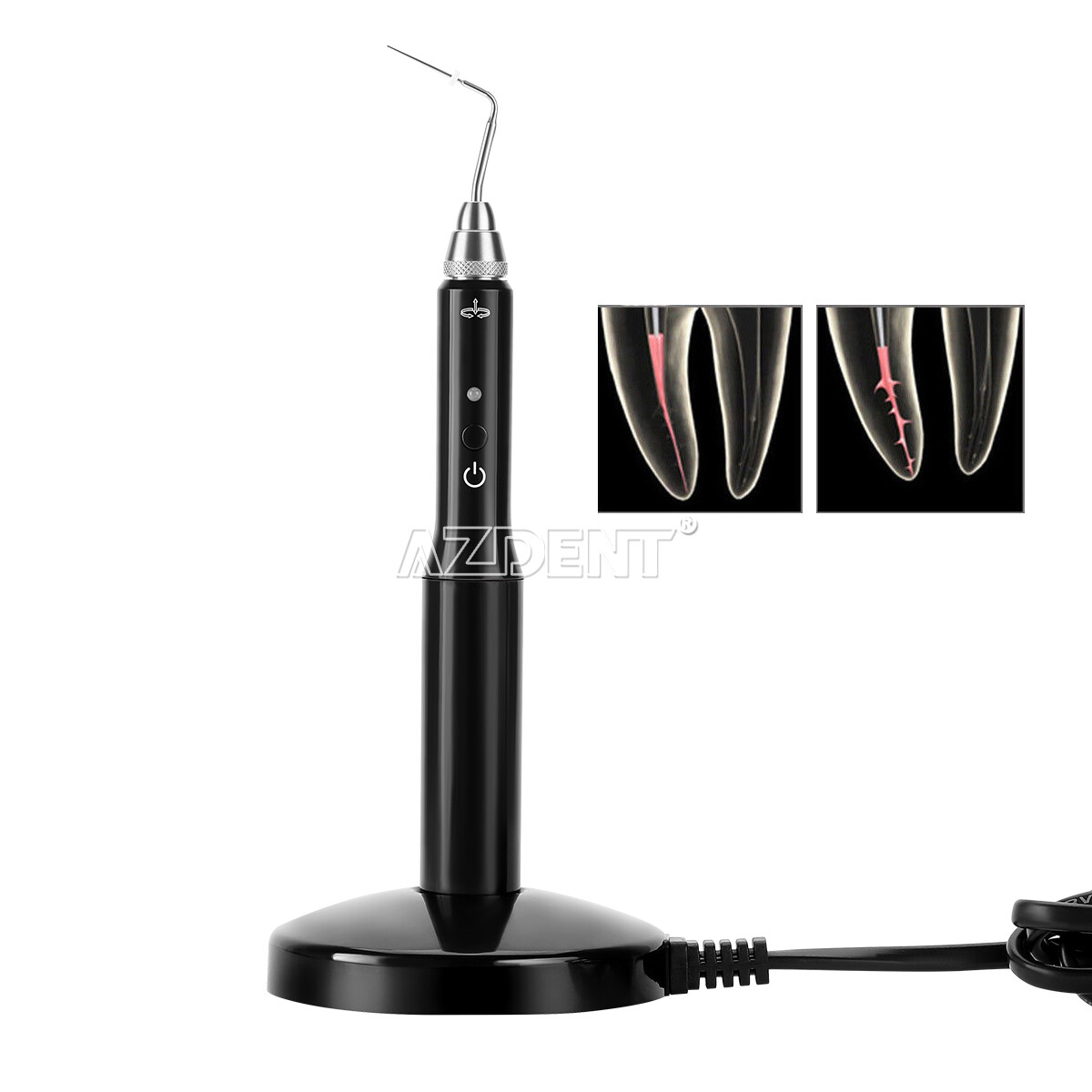 AZDENT Dental Cordless Wireless Gutta Percha Obturation System Endo/Needles Tips