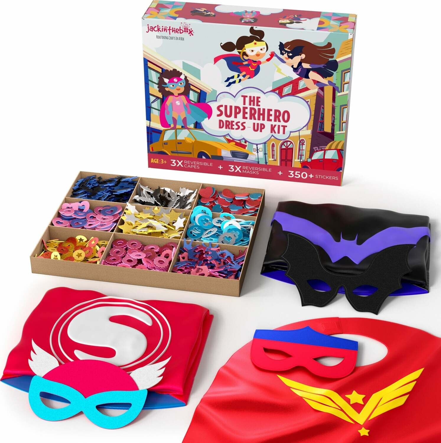 Superhero DressUp Costumes for Littles Superhero Capes & Masks- Costumes