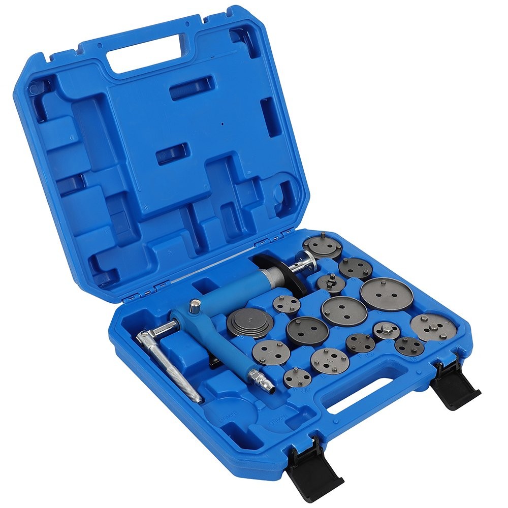 Pneumatic Air Rear Disc Brake Caliper Piston Pad Compressor Wind Back Tool Kit