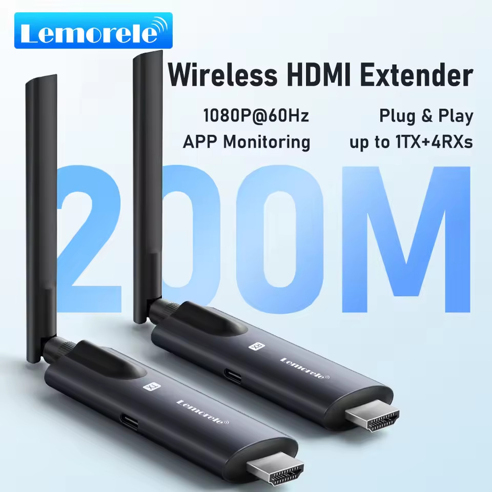 200m Wireless HDMI Transmitter Receiver Kit