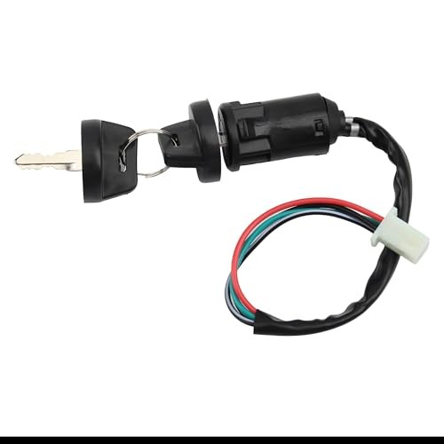 Handlebar Kill Switches with Key Ignition Compatible with 50cc 70cc 90cc 110cc