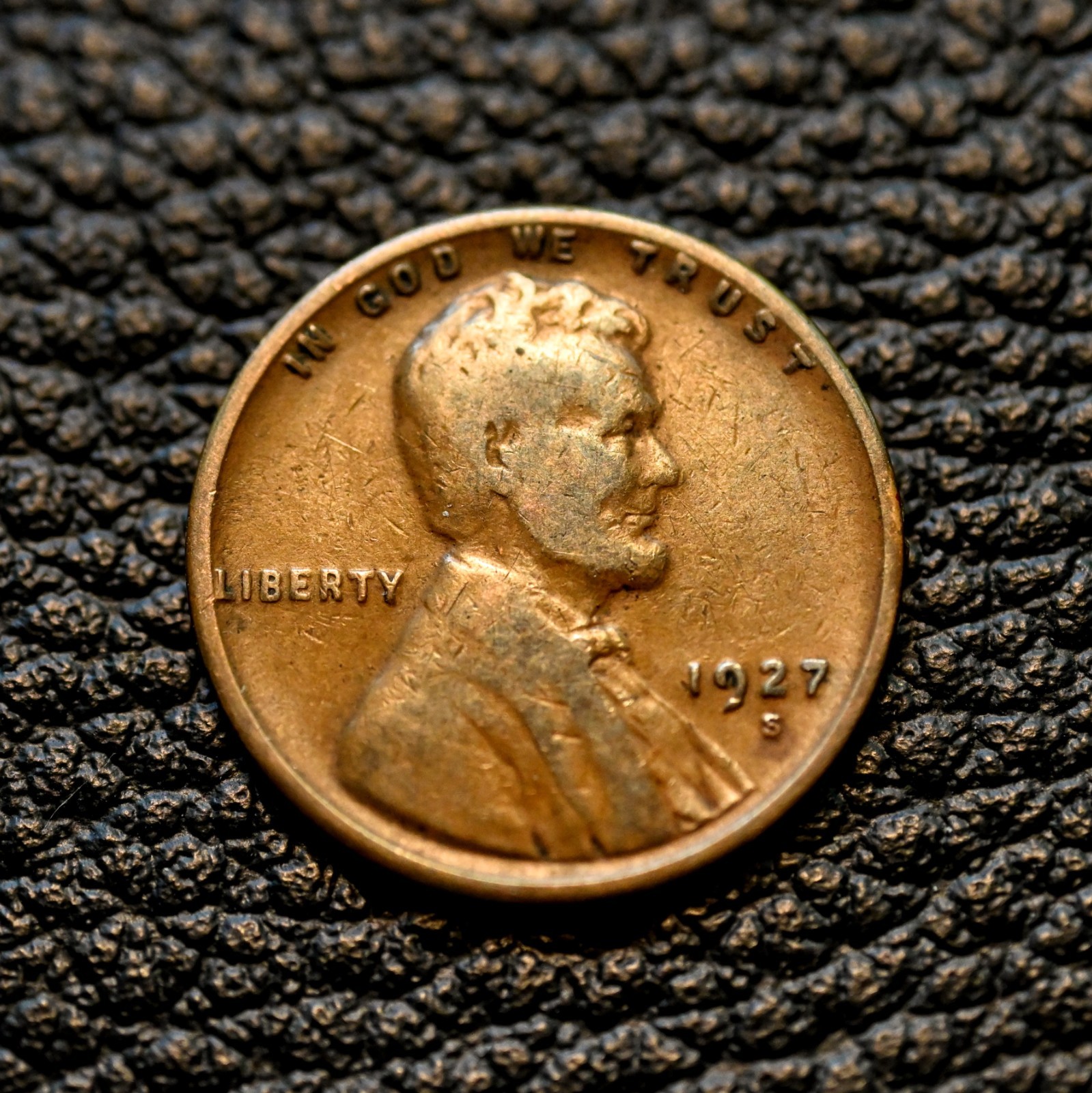 1927-S Lincoln Wheat Cent in VERY GOOD (VG) Condition ~ COMBINED SHIPPING!