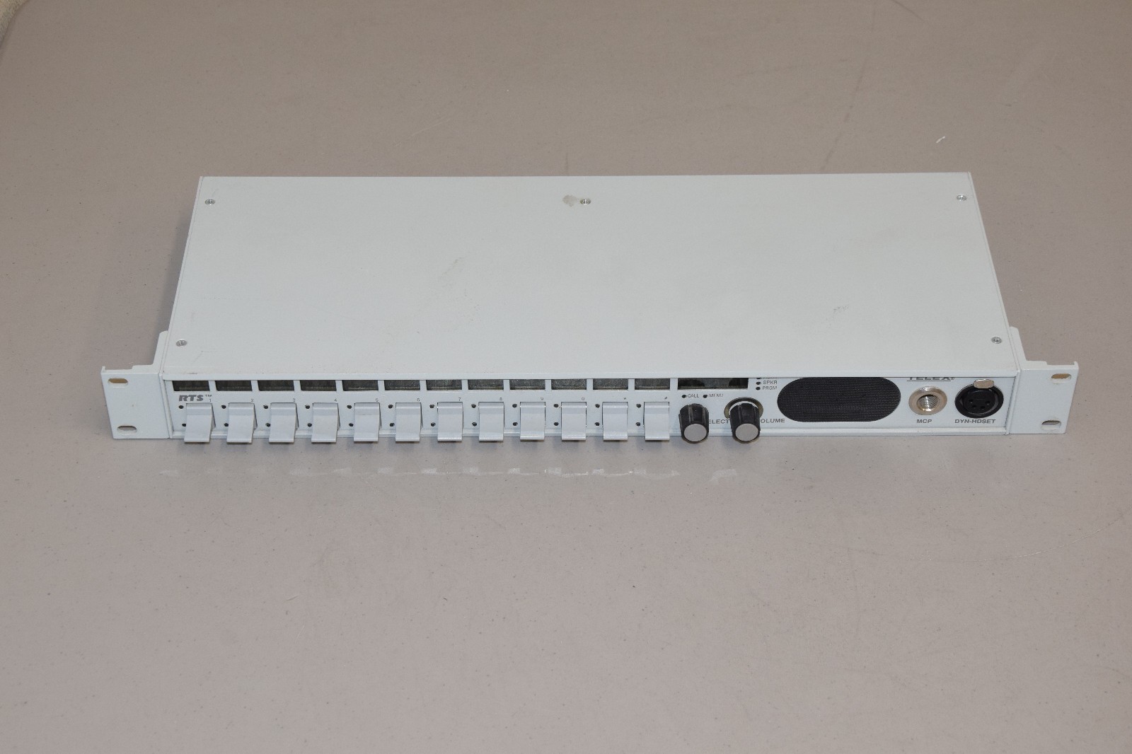 Telex RTS Bosch Security Systems INC. White KP12LK W/GPI AS IS Parts or Repair
