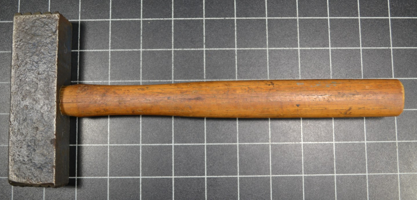 WARWOOD - 4#  - BRUSH HAMMER - ALL ORIGINAL