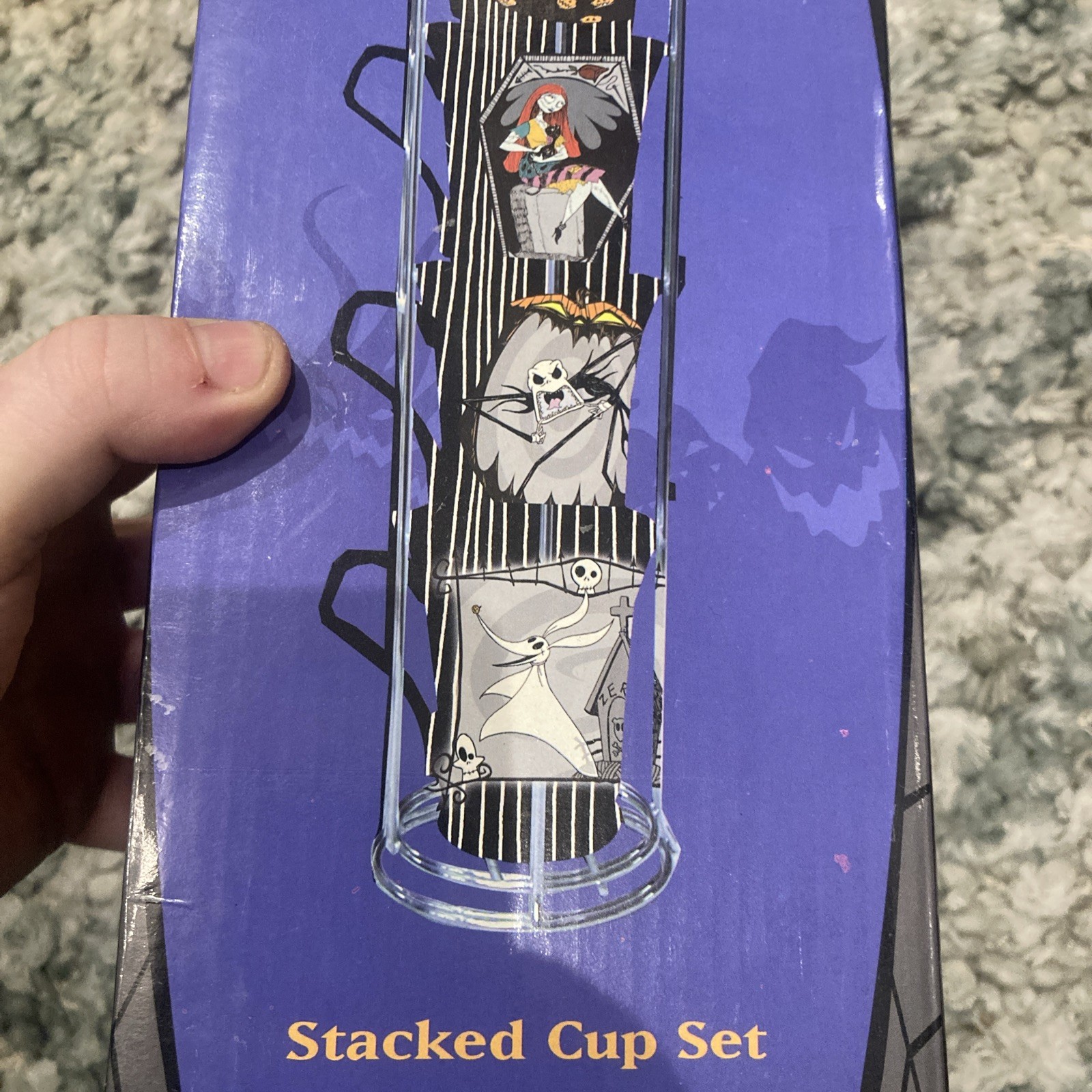 Stacking cup set Nightmare Before Christmas Tim Burton