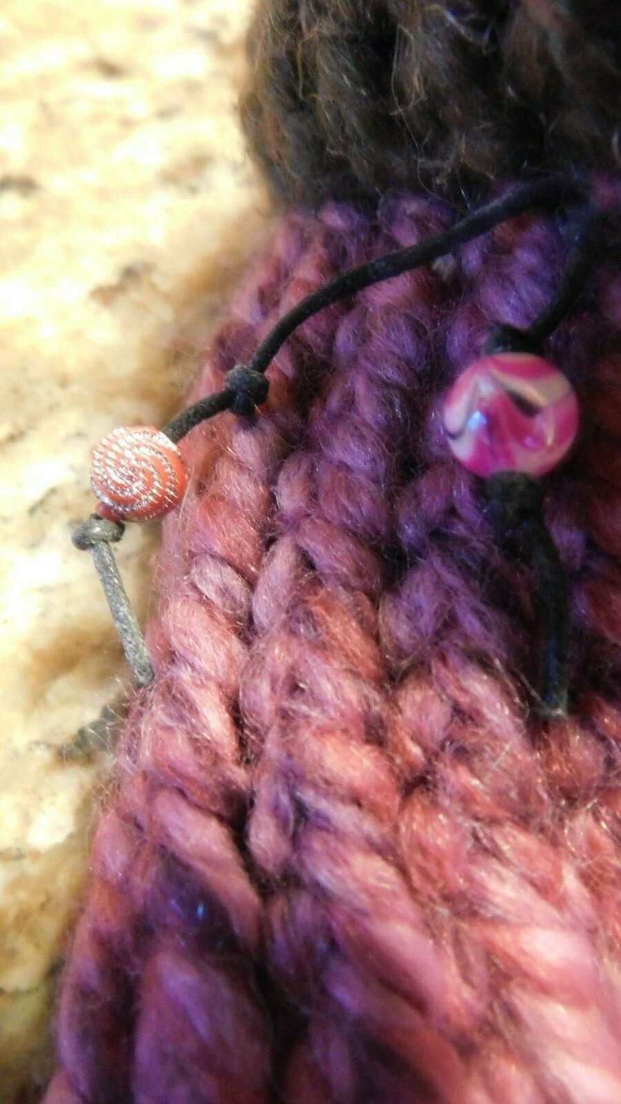 hand knit slipper socks