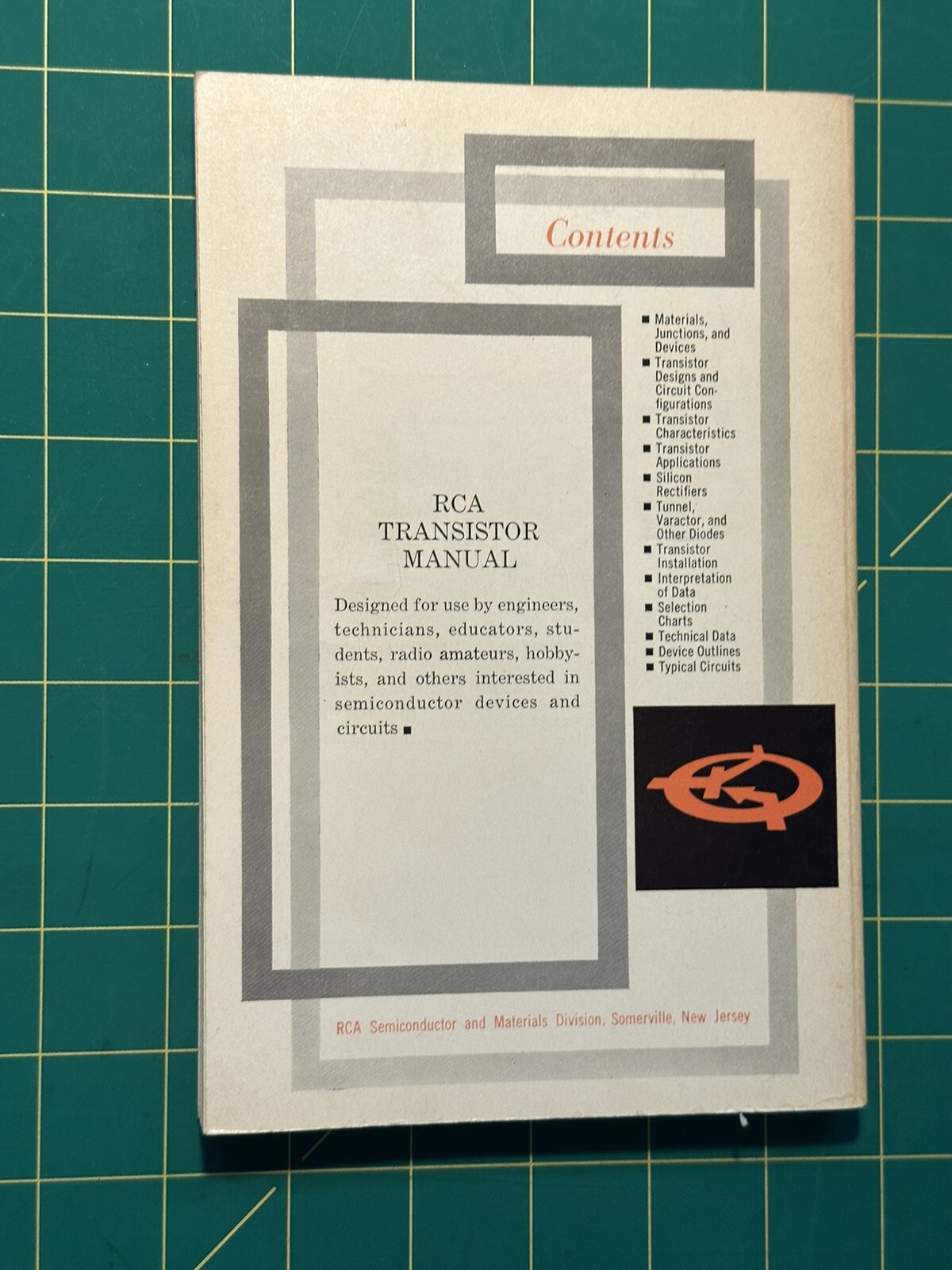 RCA Transistor Manual Technical Series SC-10