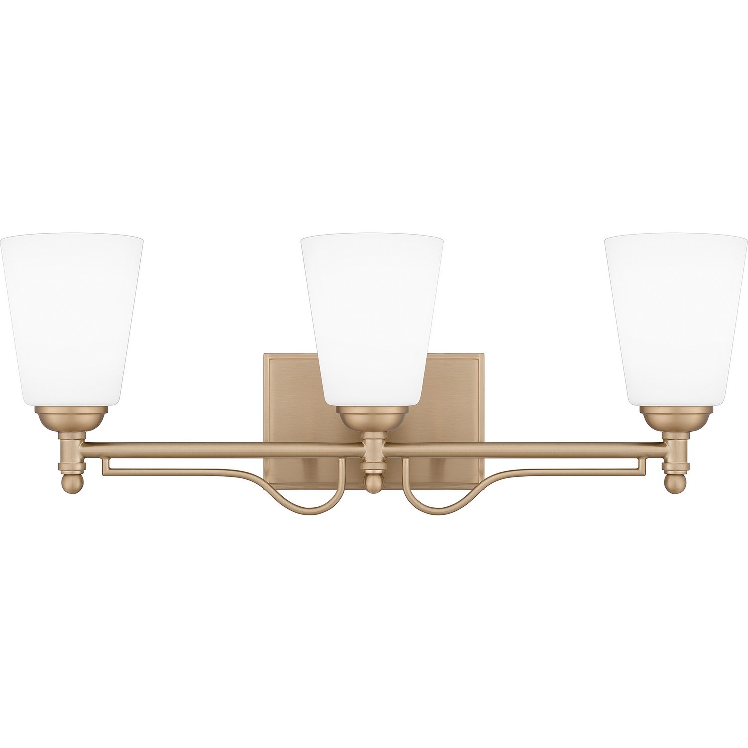 Bronze Gold Three Light Bath from the Esther Collection
