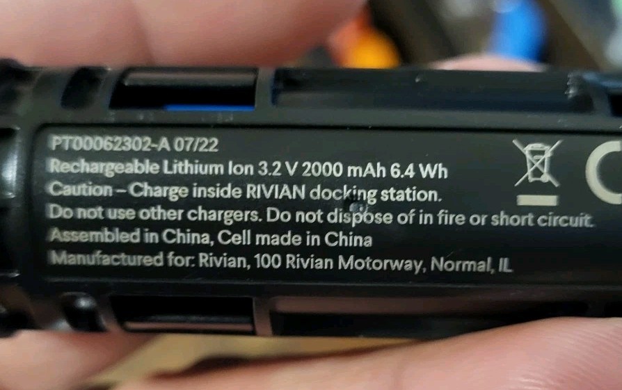 Rivian Torch Flashlight 1000 Lumens LP67 WATERPROOF