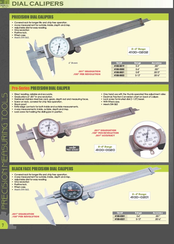 DASQUA 0-24" HEAVY DUTY DIAL CALIPER (1432-4115)