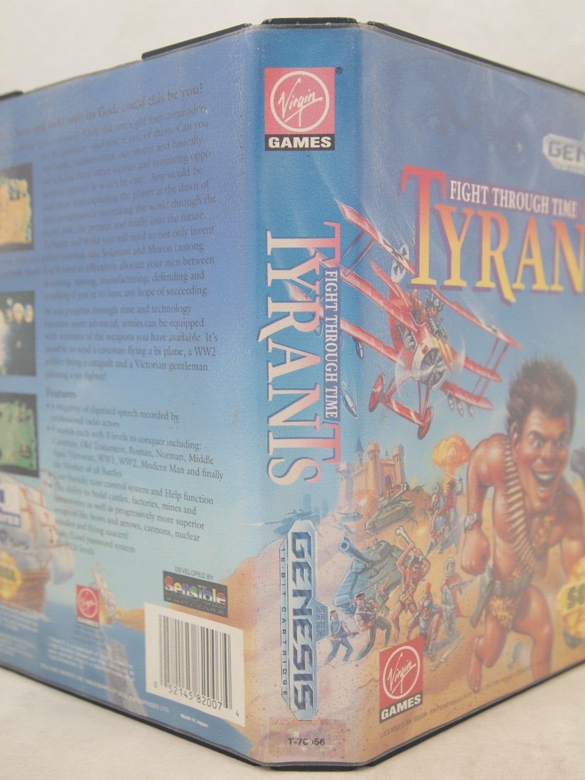 Tyrants Fight Through Time Case (SEGA Genesis) Authentic BOX ONLY