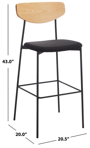 Safavieh Ryker Bar Stool, Reduced Price 2172706107 BST3008C
