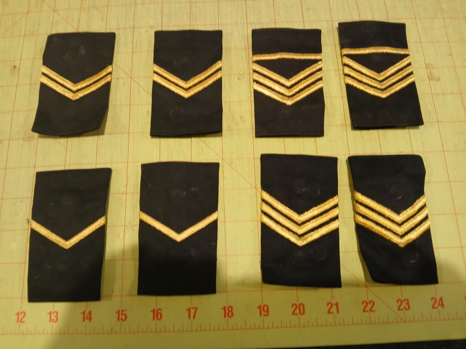 Vintage Military Army ROTC Shoulder Epaulet Rank Insignia Single